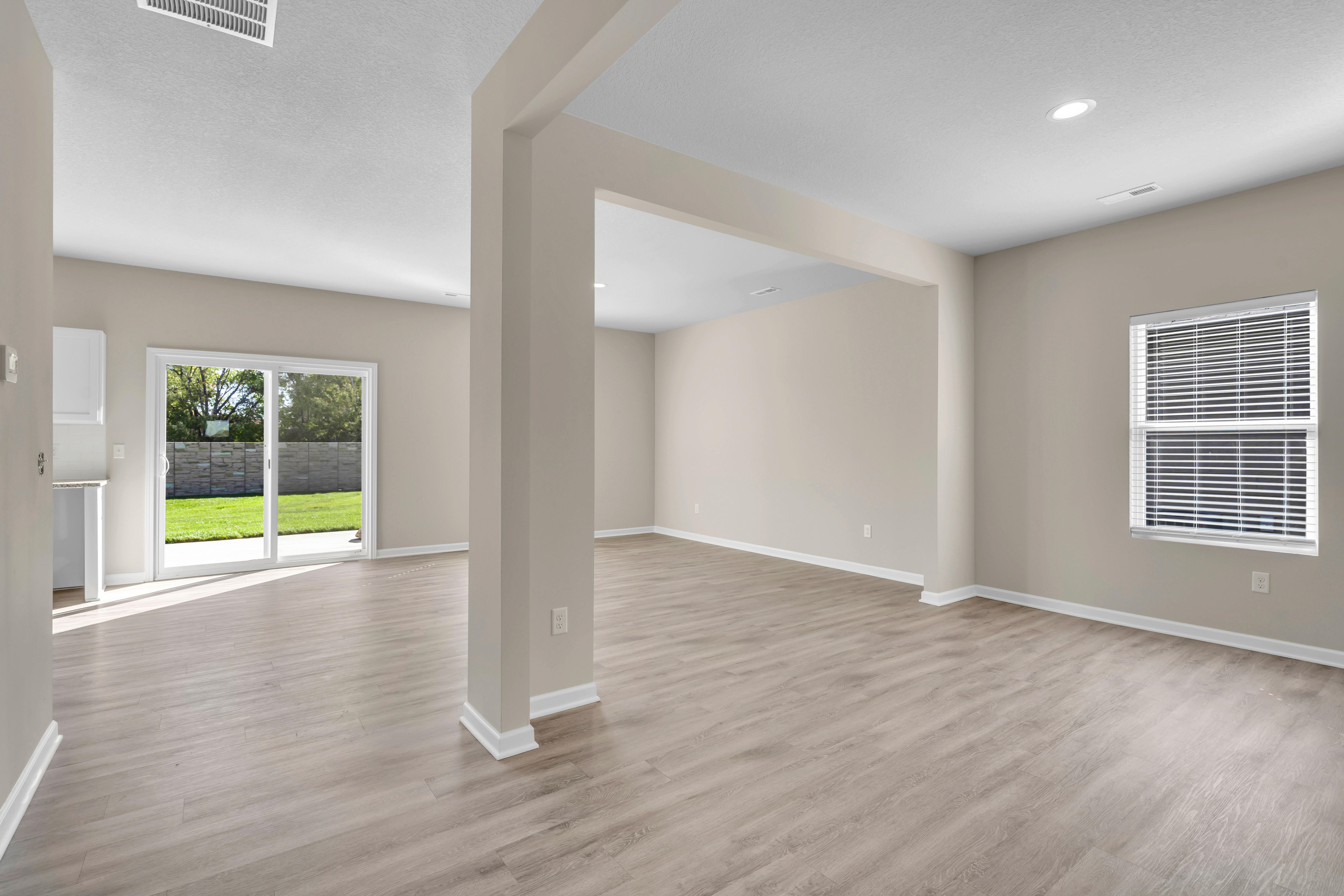 Revere living room Liberty Communities